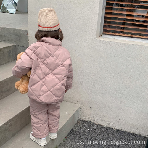 Chaqueta de plumón infantil de dos piezas